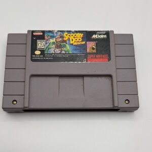 Scooby-Doo Mystery Super Nintendo Game Cartridge - Gray